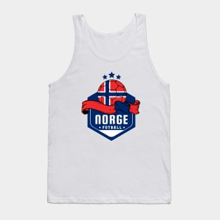 Norge Football Fan Tank Top